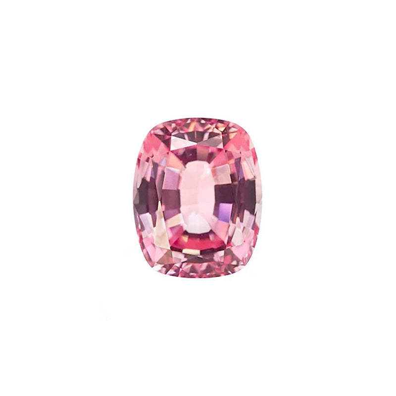 Antique Cushion Cut Lab Grown Padparadscha