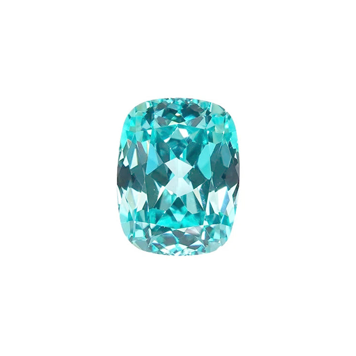 Antique Cushion Cut Lab Grown Paraiba Tourmaline
