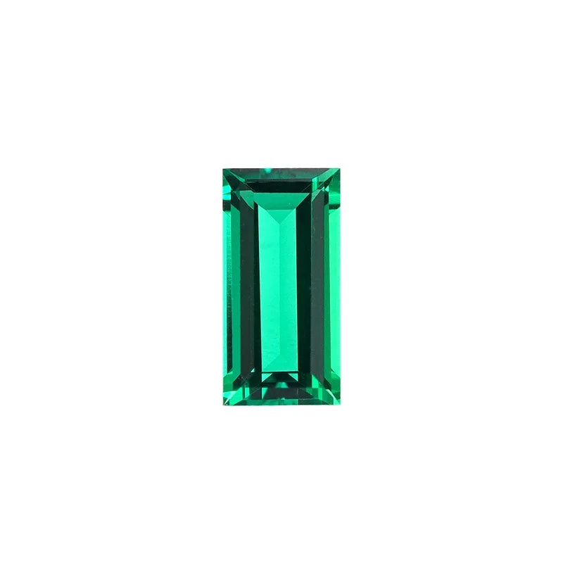 Baguette Cut Lab Grown Emerald
