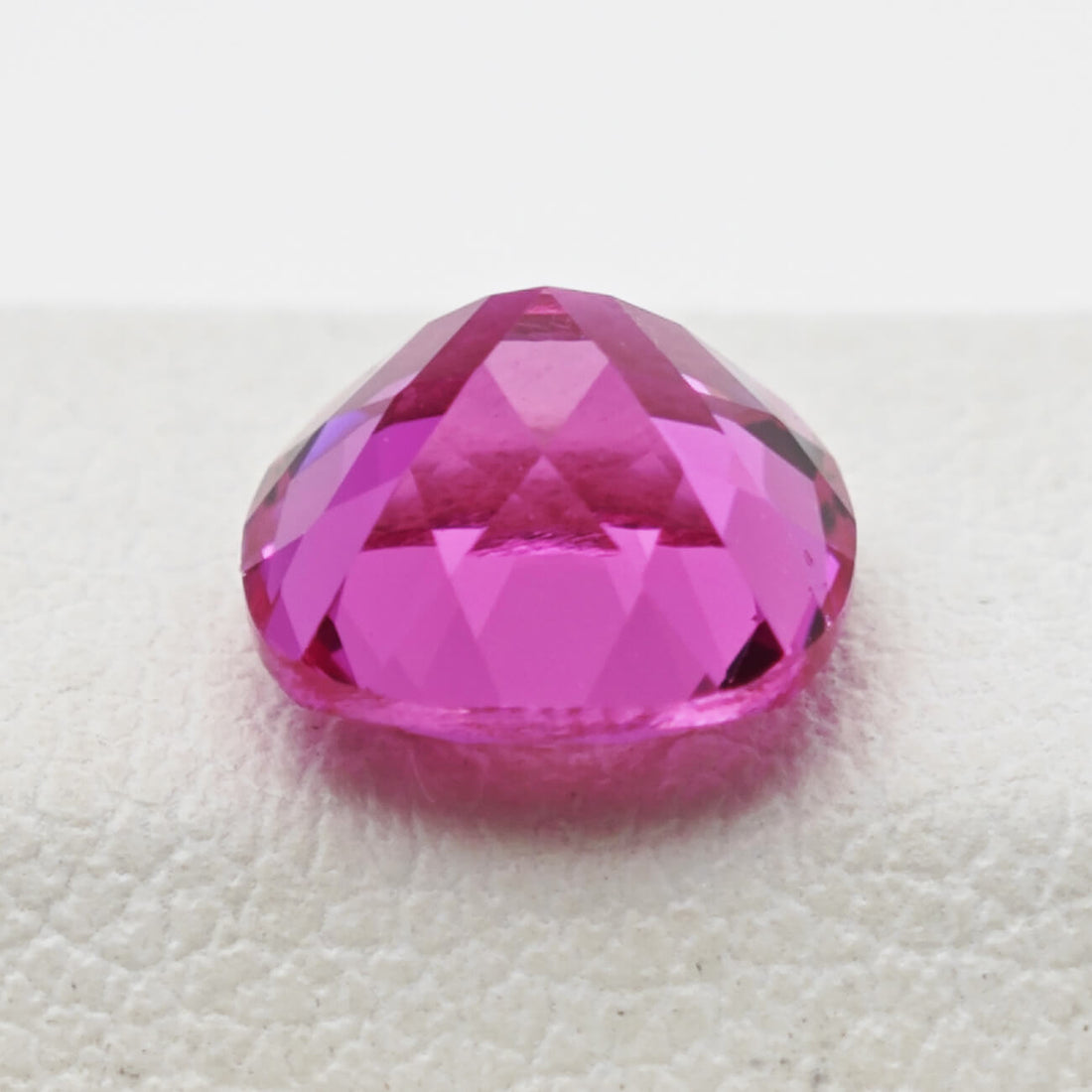 Cushion Cut Lab Grown Hot Pink Sapphire