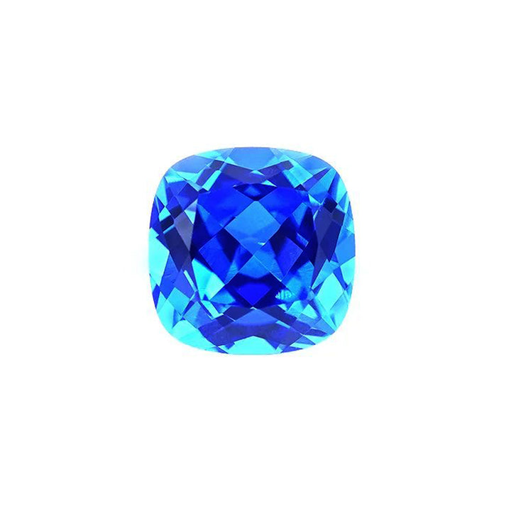 Cushion Cut Lab Grown Blue Spinel