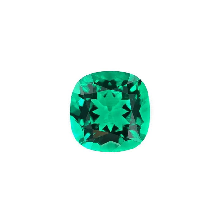 Cushion Cut Lab Grown Emerald