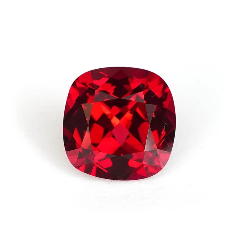 Cushion Cut Lab Grown Ruby