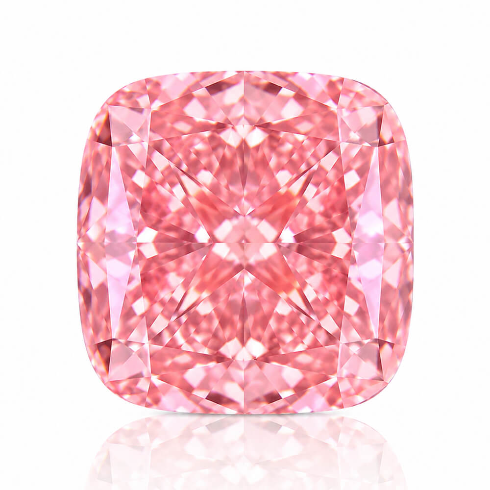 1.54ct VS1 Cushion Cut Lab Grown Pink Diamond