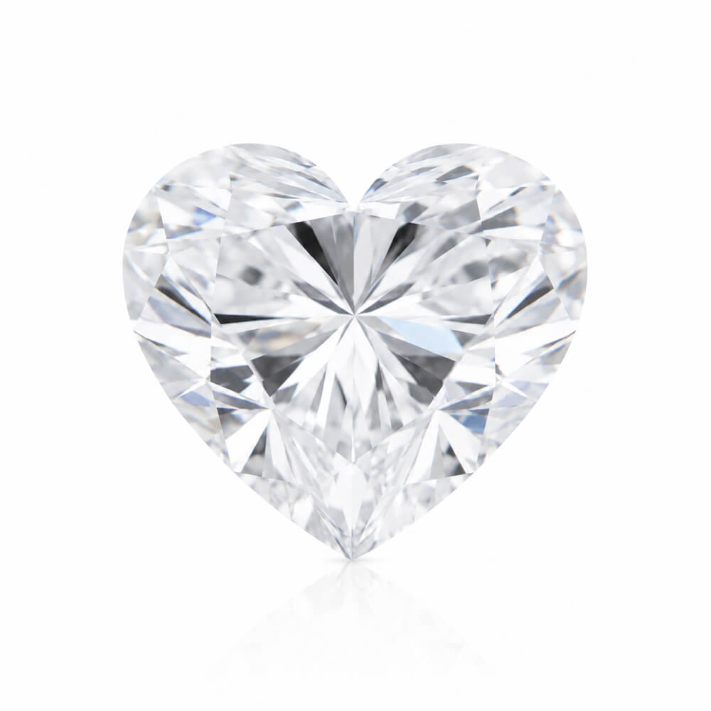 2.10ct E VVS2 Heart Cut Lab Grown Diamond