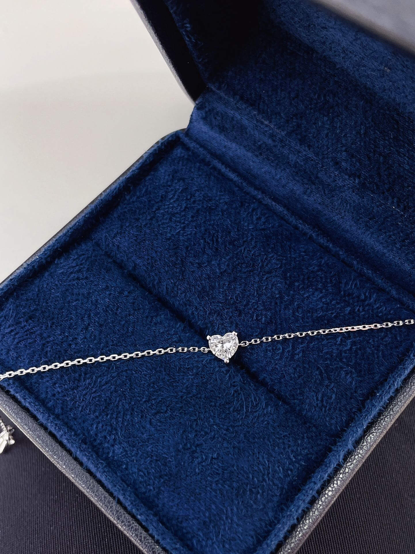 2ct Heart cut lab grown diamond bracelet