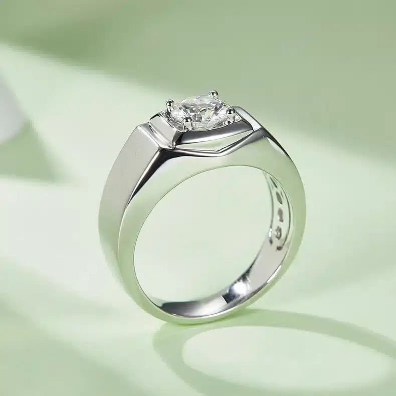 Lab grown diamond ring for men