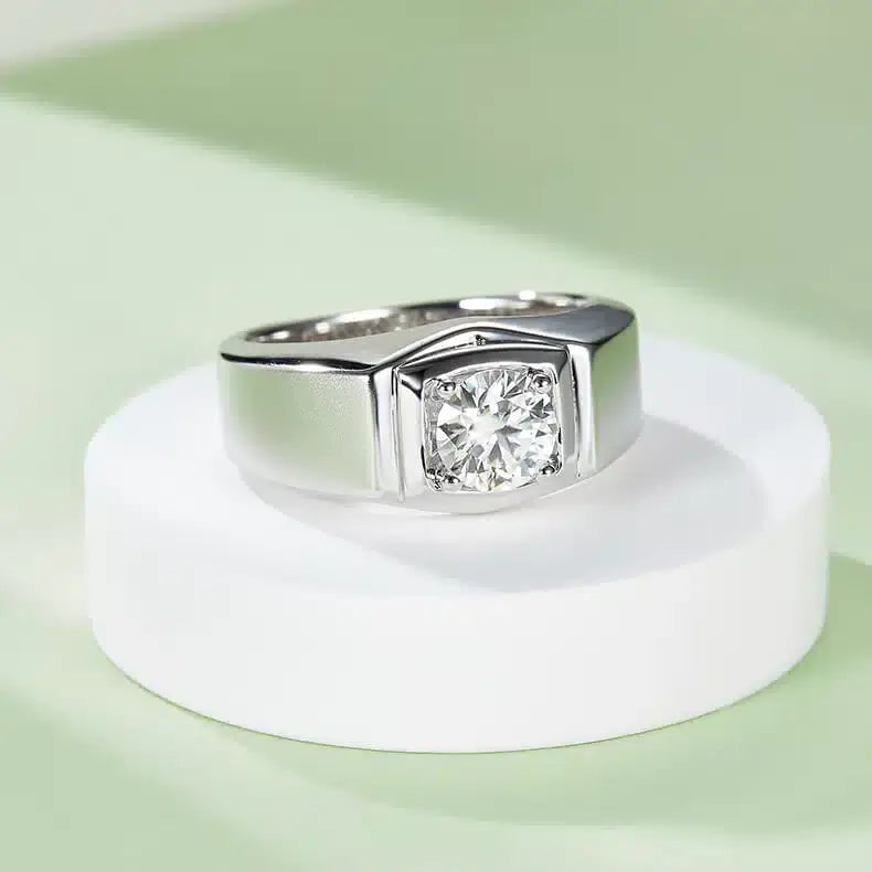 Lab grown diamond ring for men