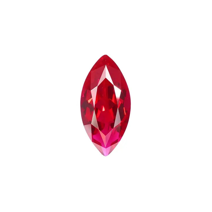 Marquise Cut Lab Grown Ruby