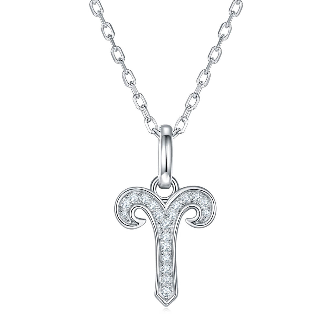 Aries of Zodiac signs Moissanite pendant necklace