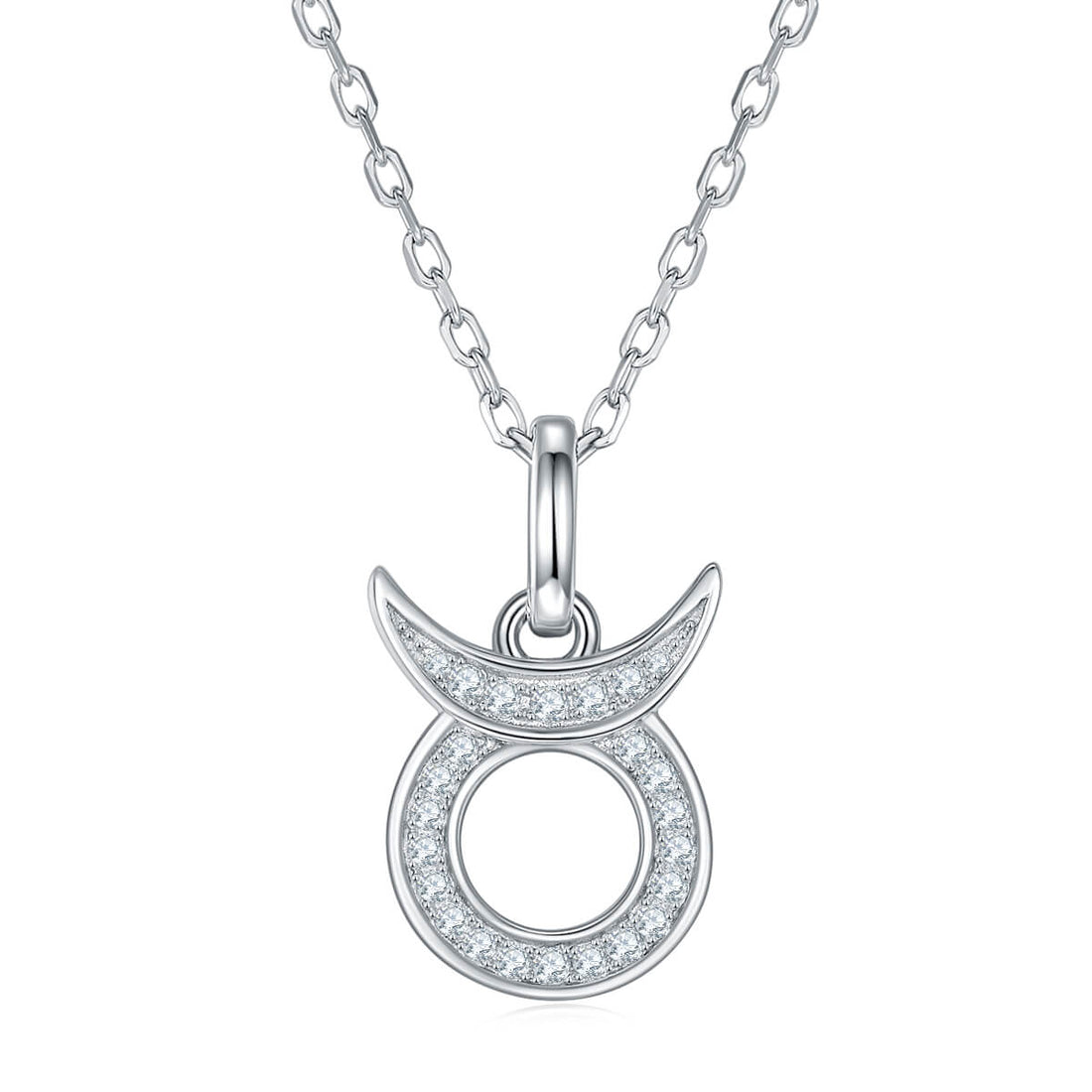 Taurus of Zodiac signs Moissanite pendant necklace