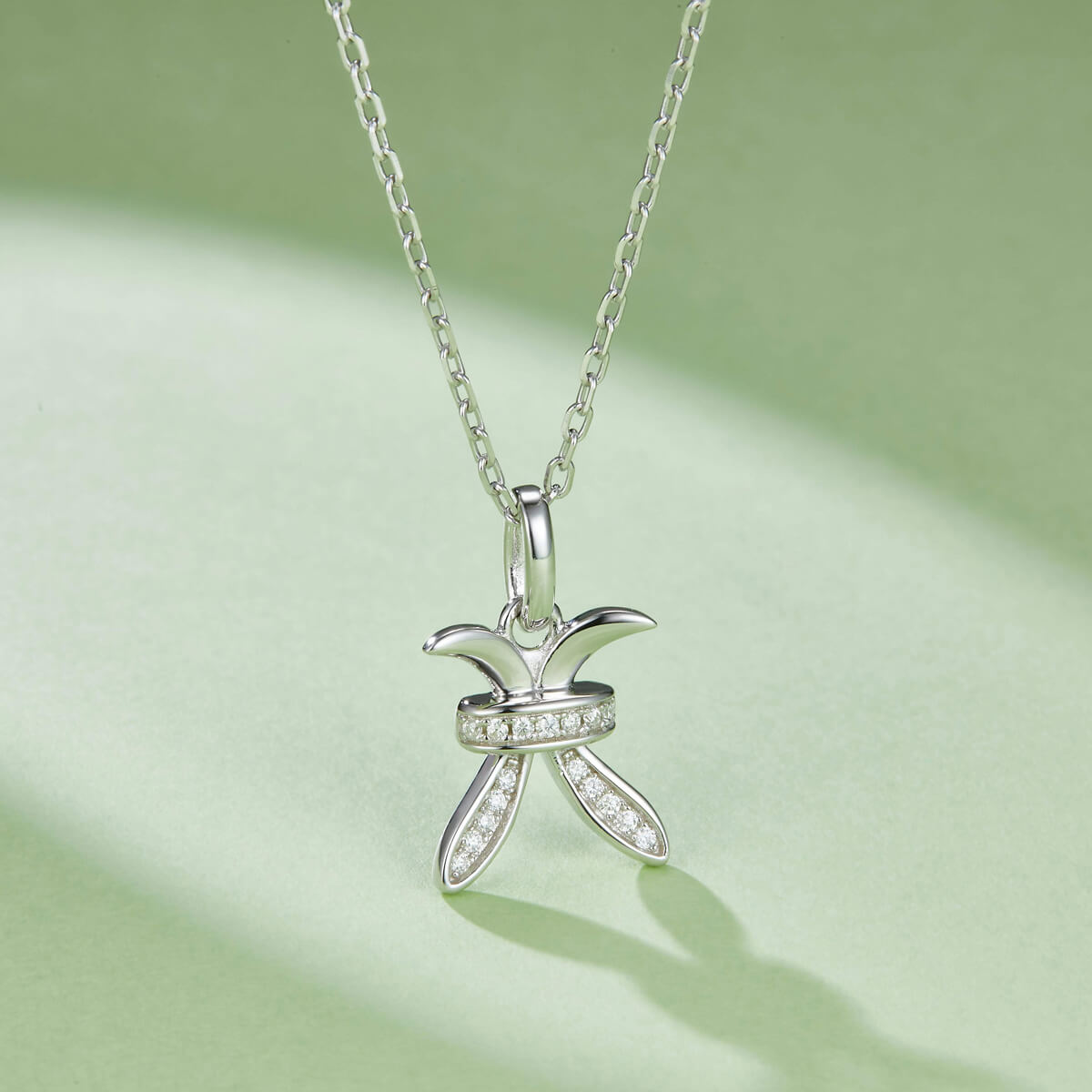 Pisces of Zodiac signs Moissanite pendant necklace