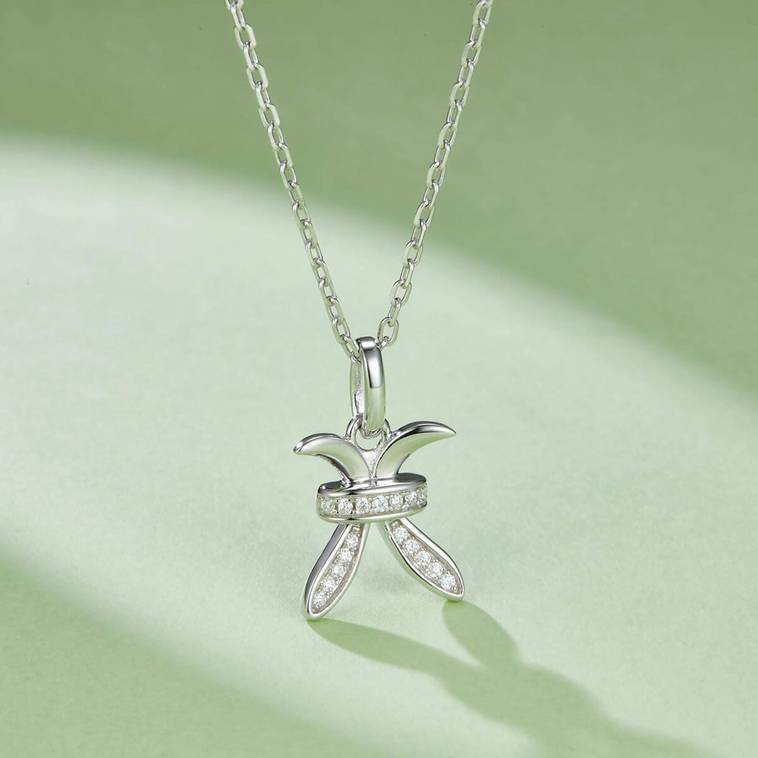 Pisces of Zodiac signs Moissanite pendant necklace