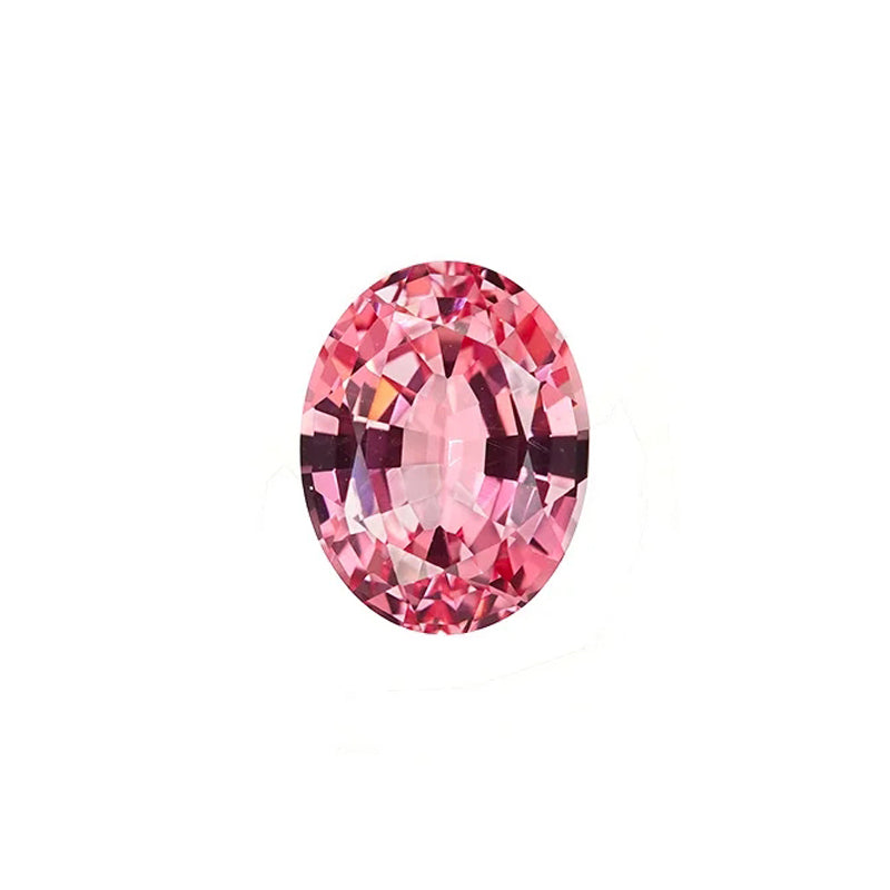 Oval Cut Lab Grown Padparadscha