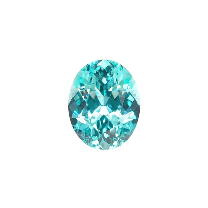 Oval Cut Lab Grown Paraiba Tourmaline