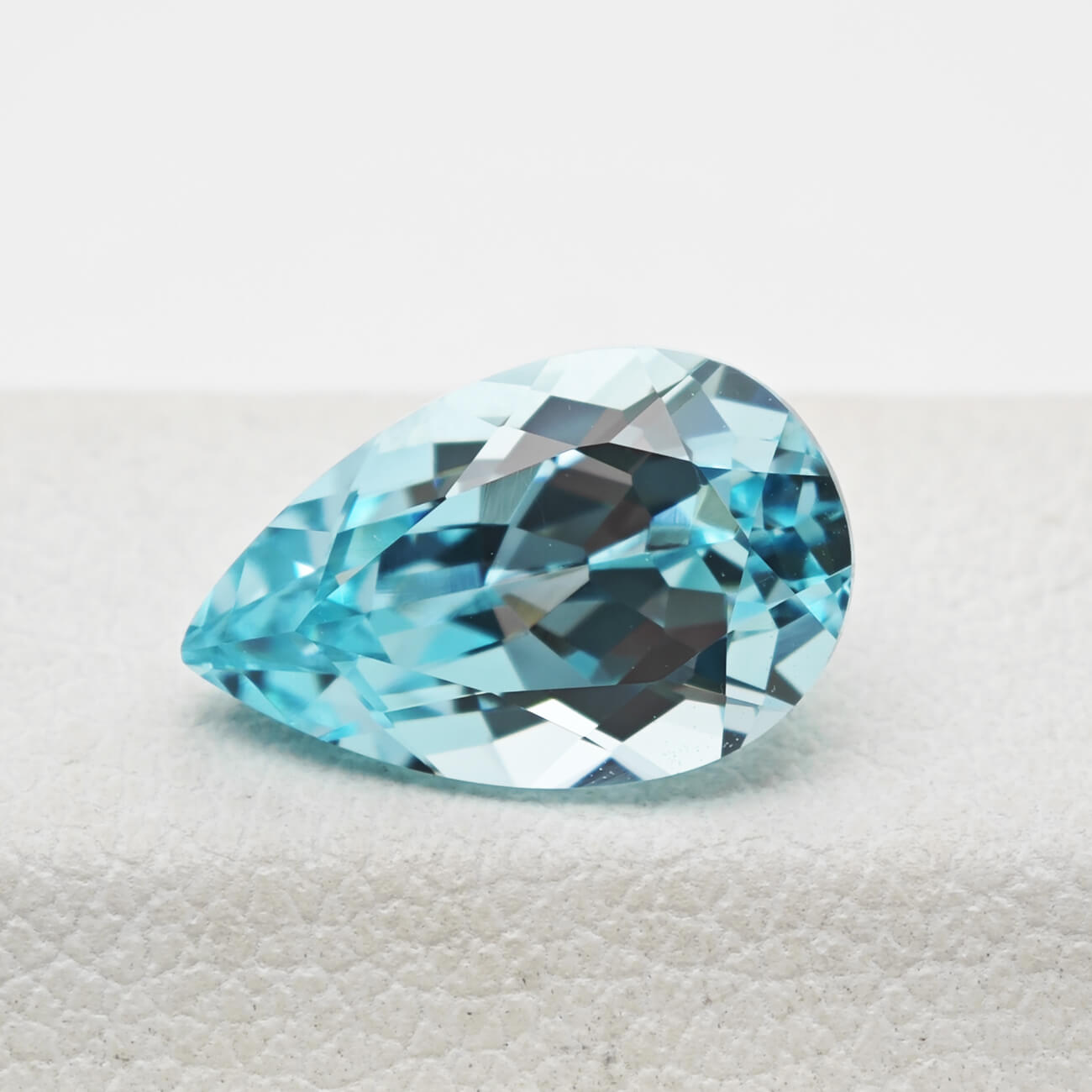 Pear Cut Lab Grown Paraiba YAG