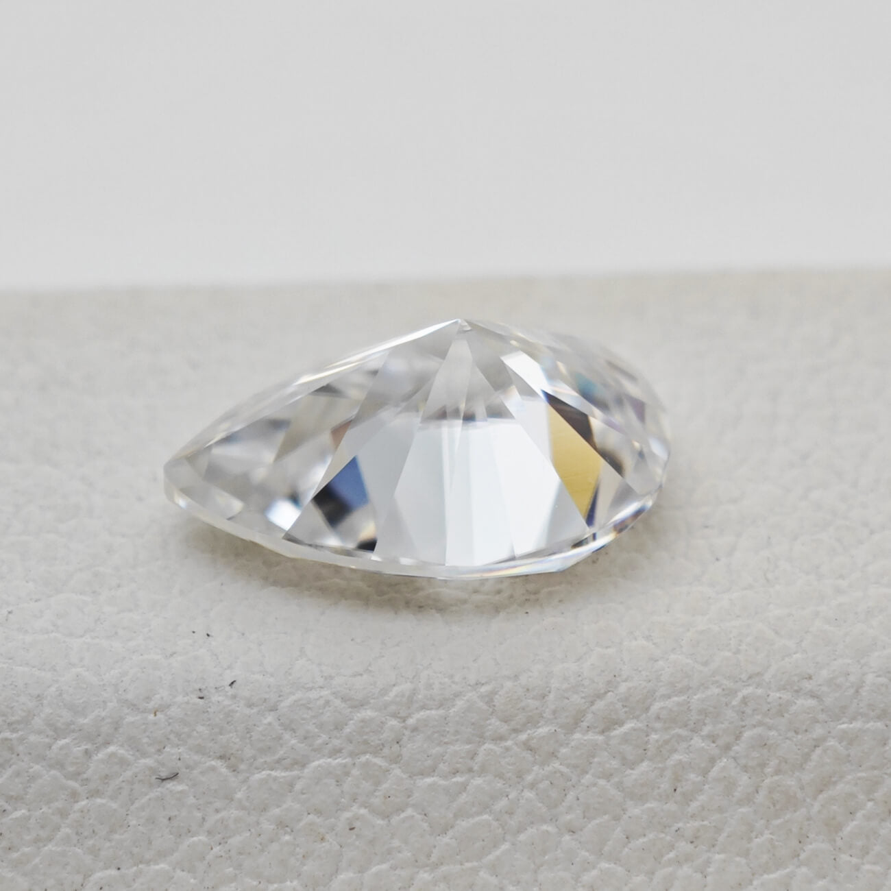 Pear Cut Moissanite Stone