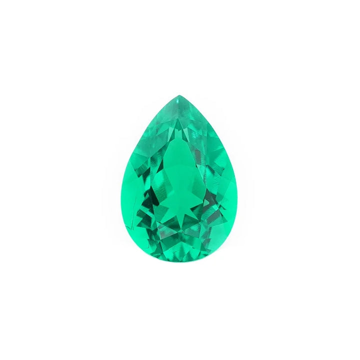 Pear Cut Lab Grown Emerald
