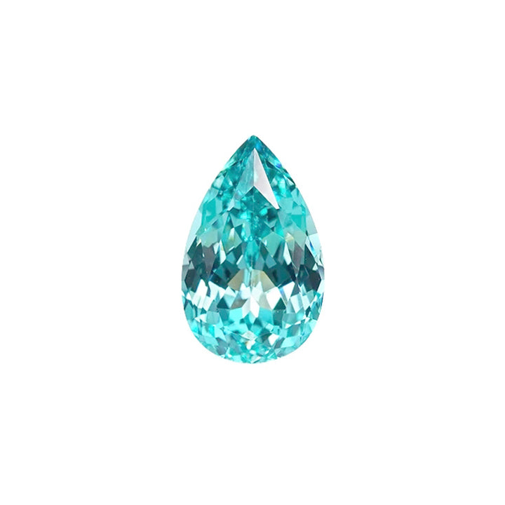 Pear Cut Lab Grown Paraiba Tourmaline