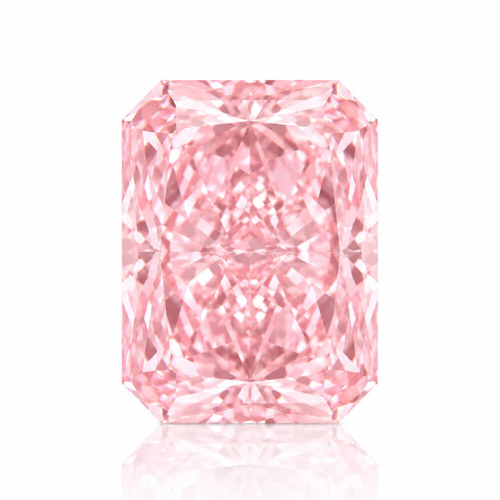 1.71ct VS1 Radiant Cut Lab Grown Pink Diamond