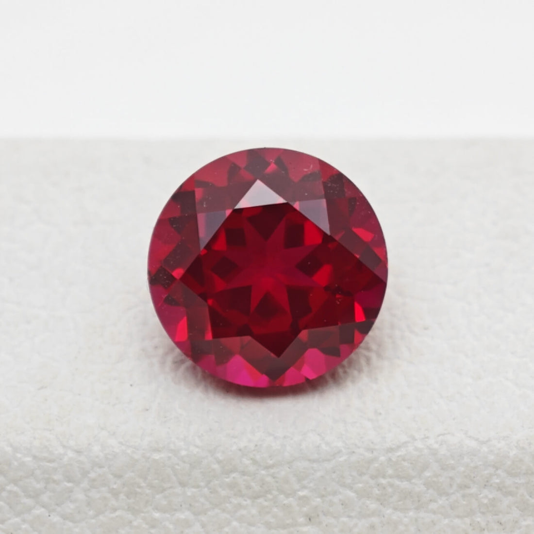 Round Brilliant Cut Lab Grown Ruby