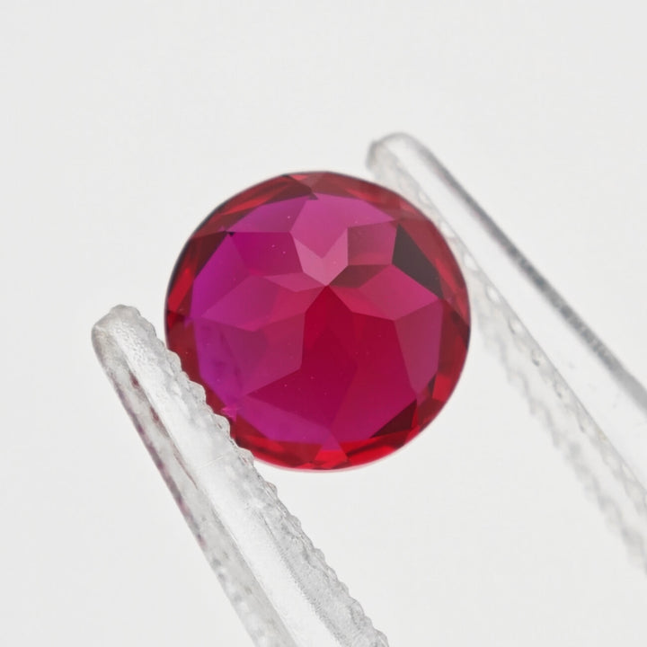 Round Brilliant Cut Lab Grown Ruby