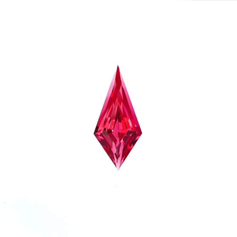 Shield Shape Lab Grown Ruby