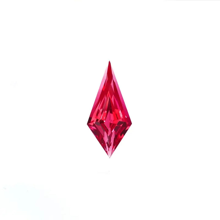 Shield Shape Lab Grown Ruby