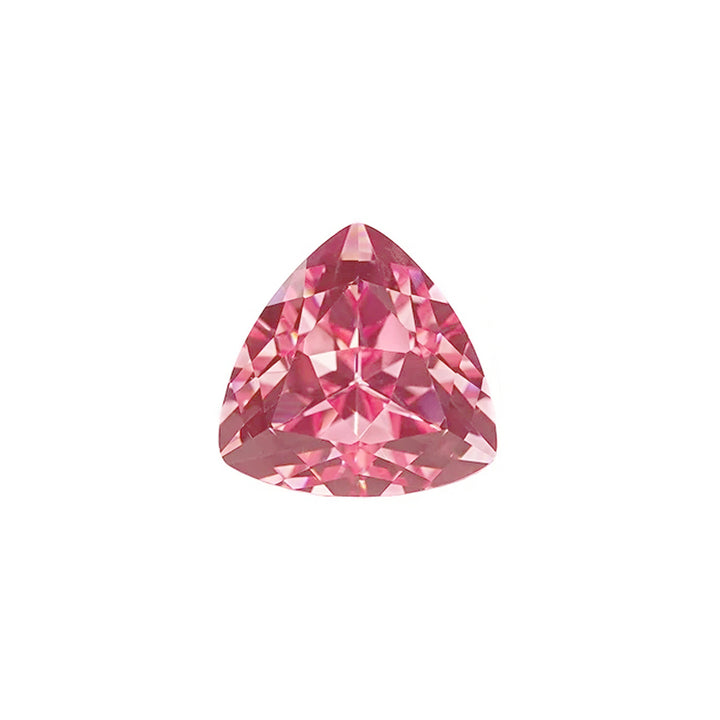 Trillion Cut Lab Grown Padparadscha