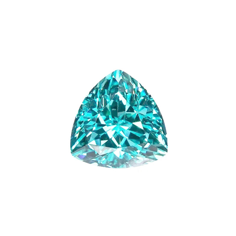Trillion Cut Lab Grown Paraiba Tourmaline
