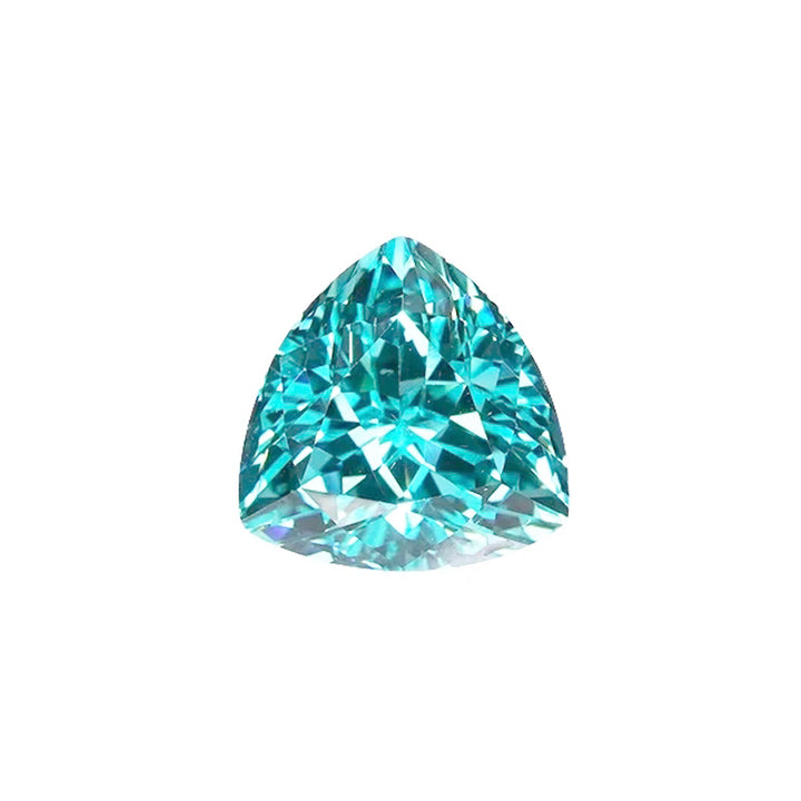 Trillion Cut Lab Grown Paraiba Tourmaline