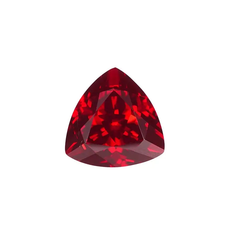 Trillion Cut Lab Grown Ruby