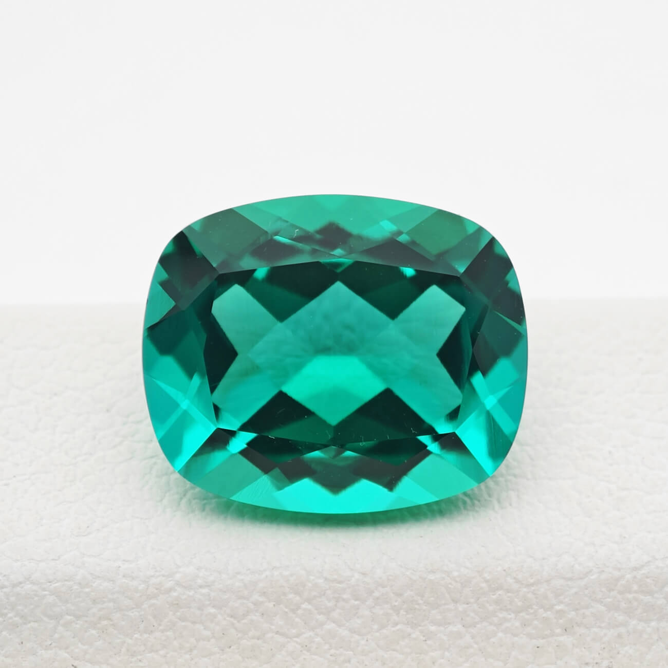 Antique Cushion Cut Lab Grown Emerald