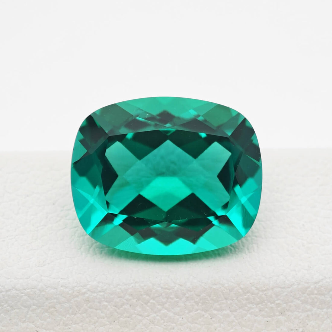 Antique Cushion Cut Lab Grown Emerald