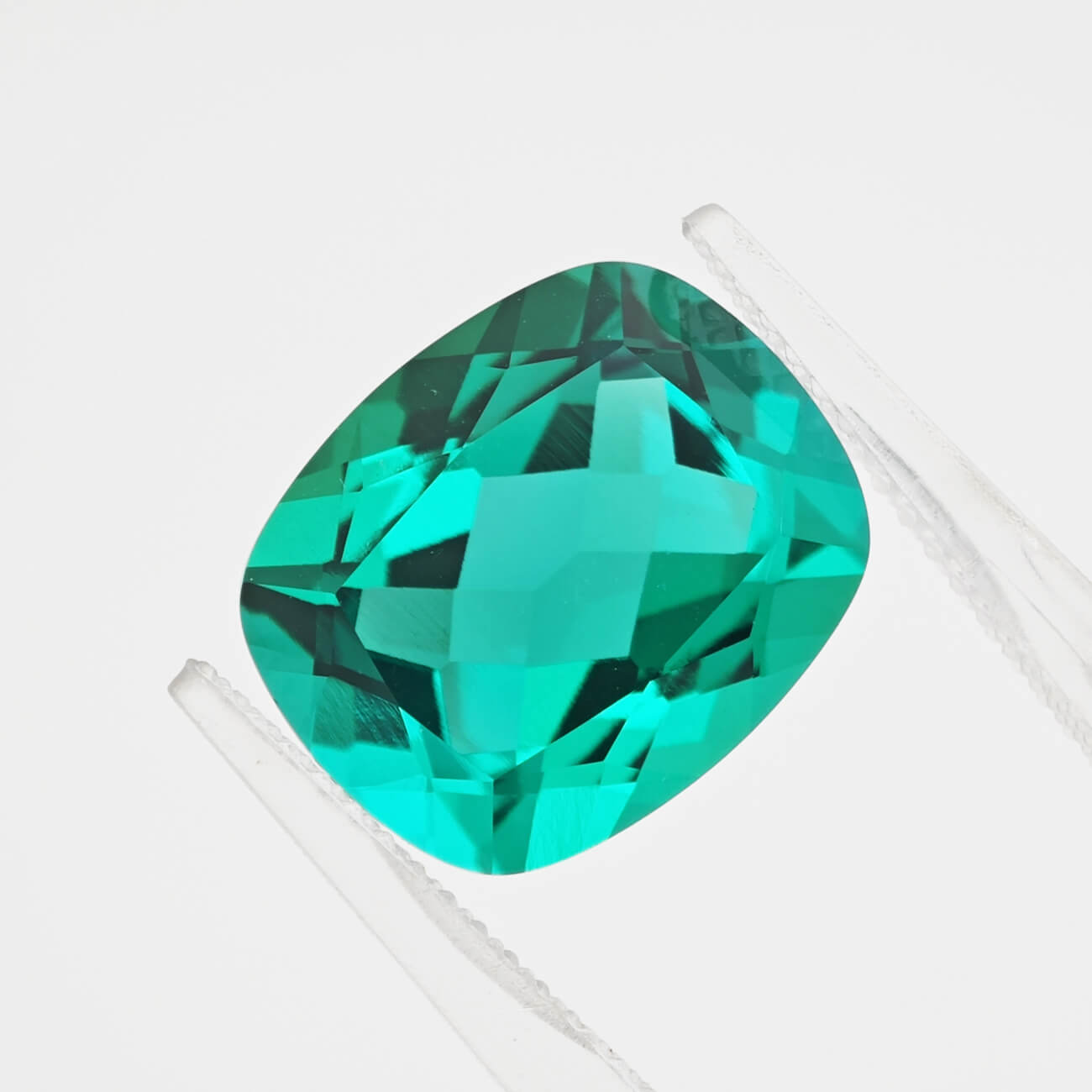 Antique Cushion Cut Lab Grown Emerald