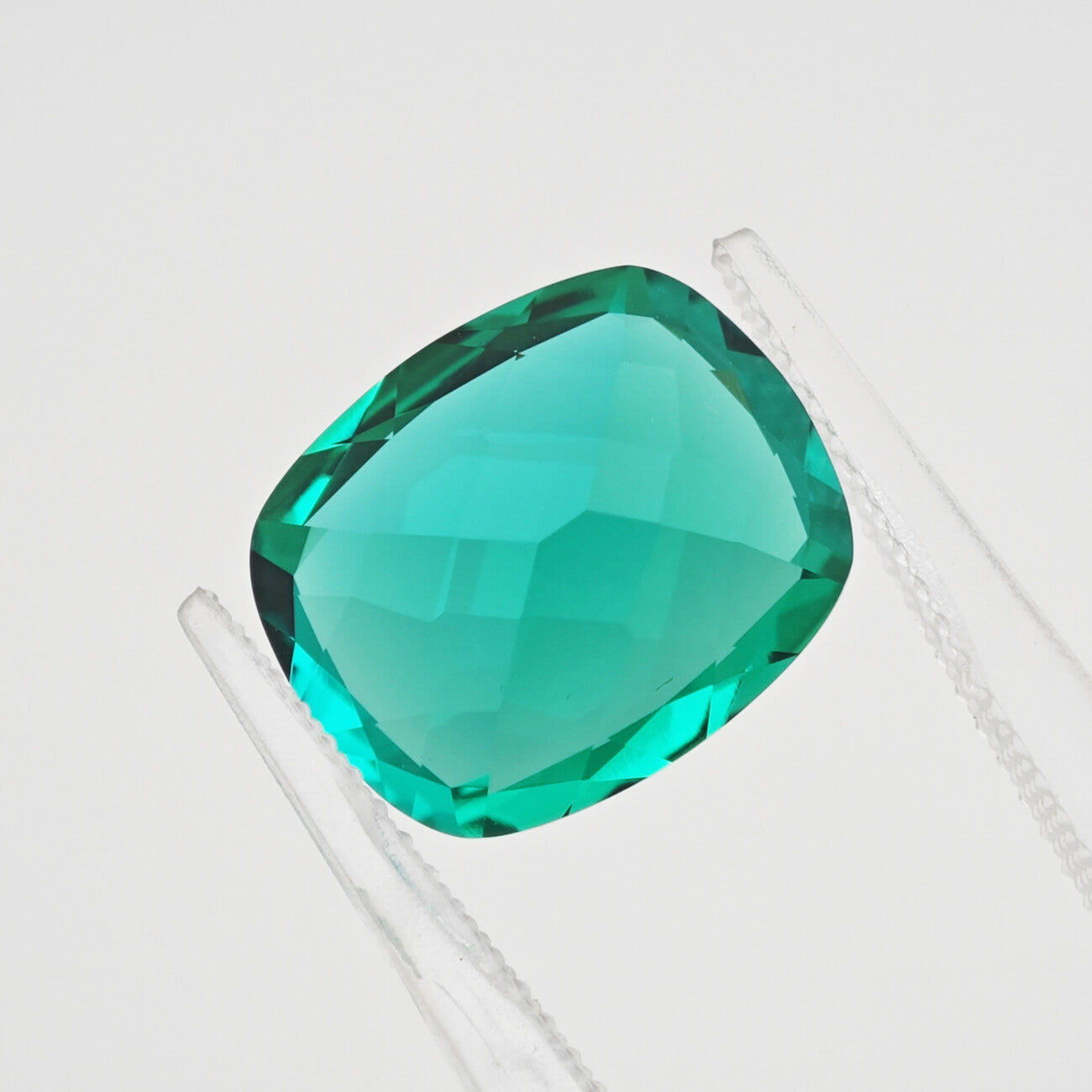 Antique Cushion Cut Lab Grown Emerald