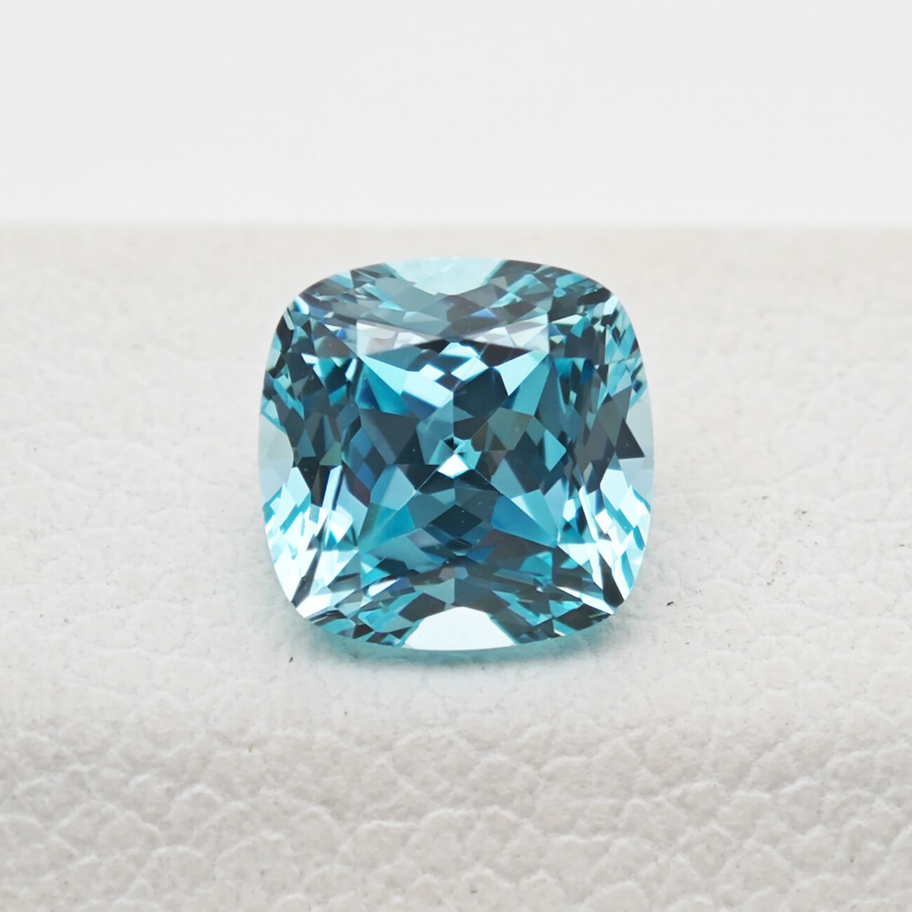 Cushion Cut Lab Grown Paraiba YAG