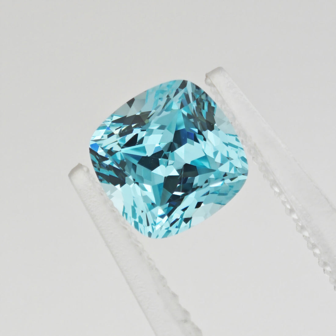 Cushion Cut Lab Grown Paraiba YAG
