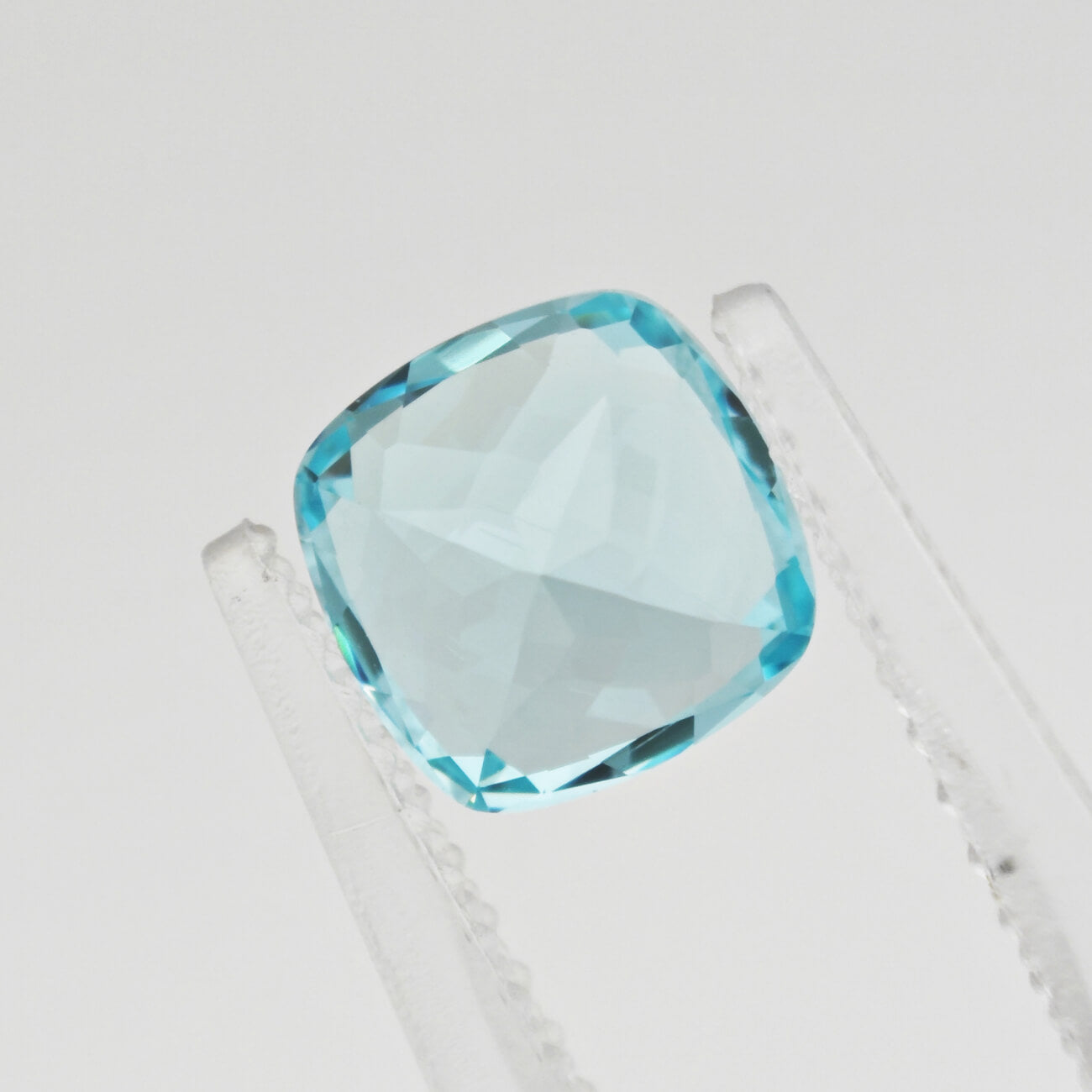 Cushion Cut Lab Grown Paraiba YAG