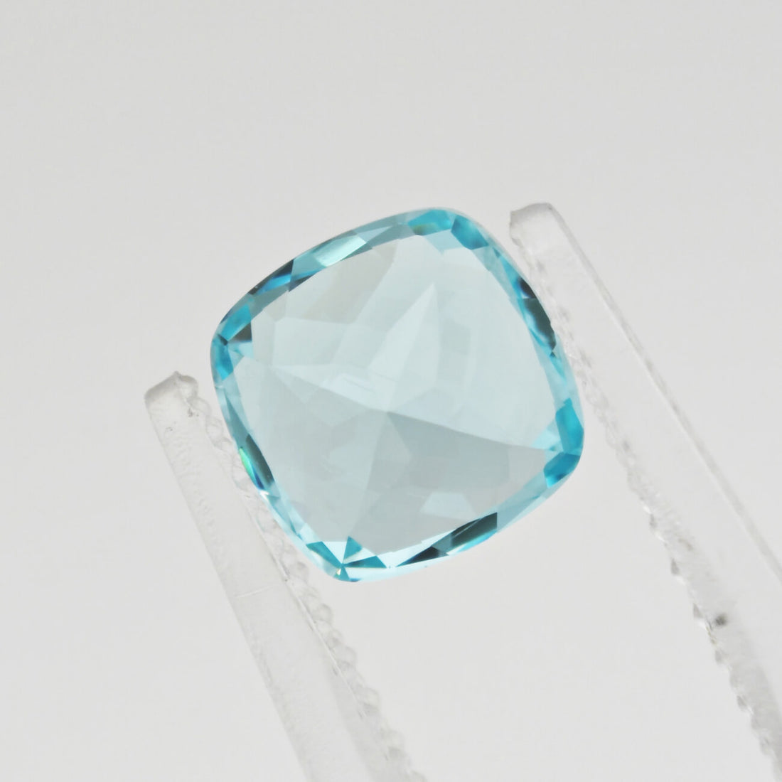 Cushion Cut Lab Grown Paraiba YAG