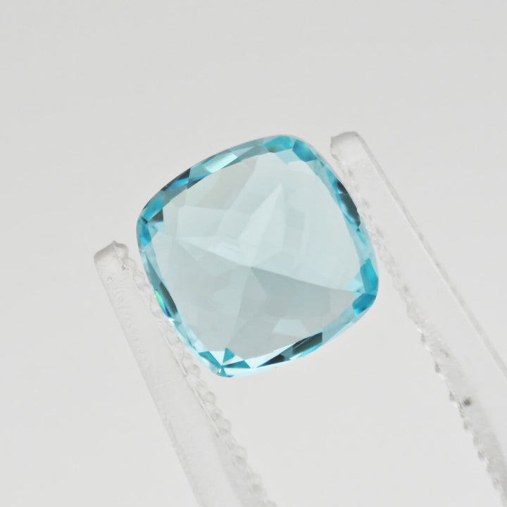 Cushion Cut Lab Grown Paraiba YAG