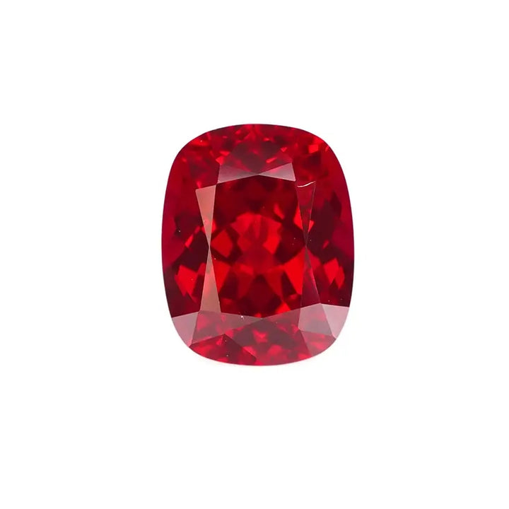 Antique Cushion Cut Lab Grown Ruby