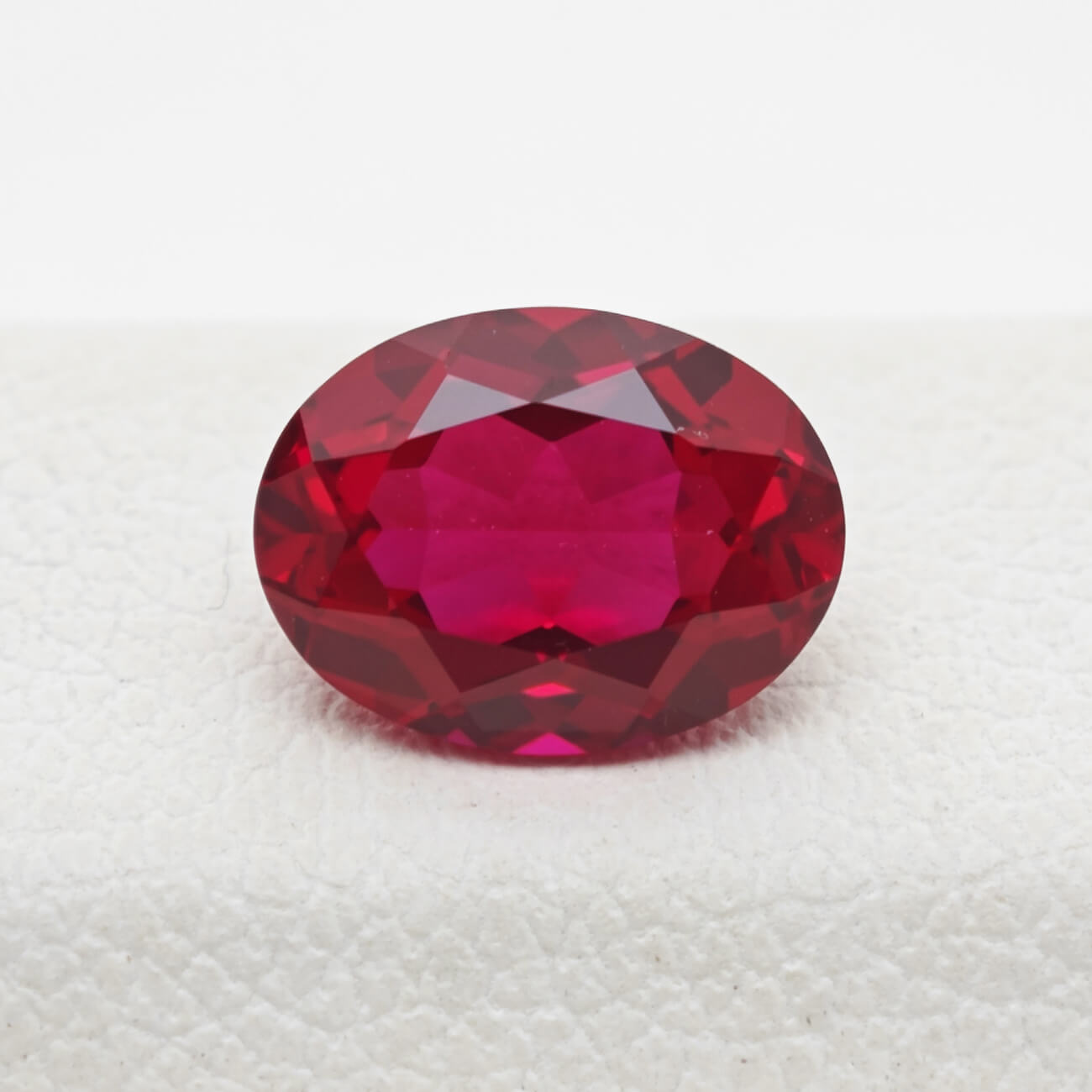Oval Cut Lab Grown Ruby