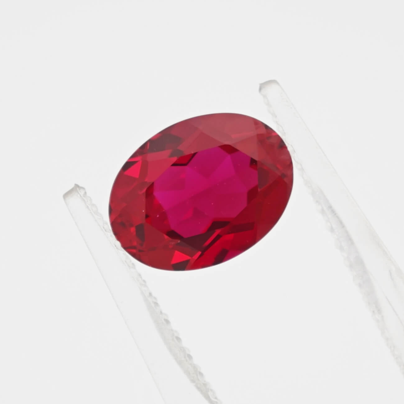 Oval Cut Lab Grown Ruby