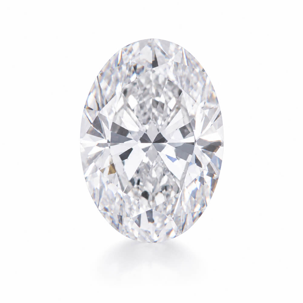2.01ct D VVS2 Oval Cut Lab Grown Diamond