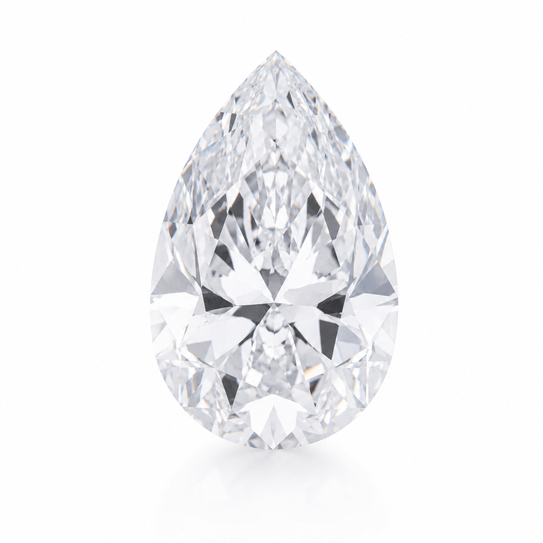 1.50ct F VVS2 Pear Cut Lab Grown Diamond