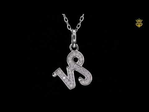 Capricorn of Zodiac signs Moissanite pendant necklace