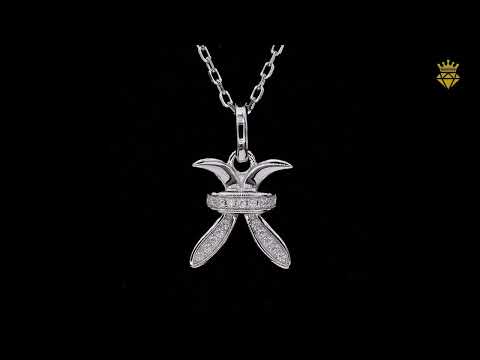 Pisces of Zodiac signs Moissanite pendant necklace