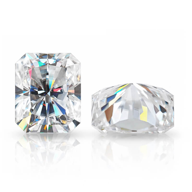 radiant cut moissanite
