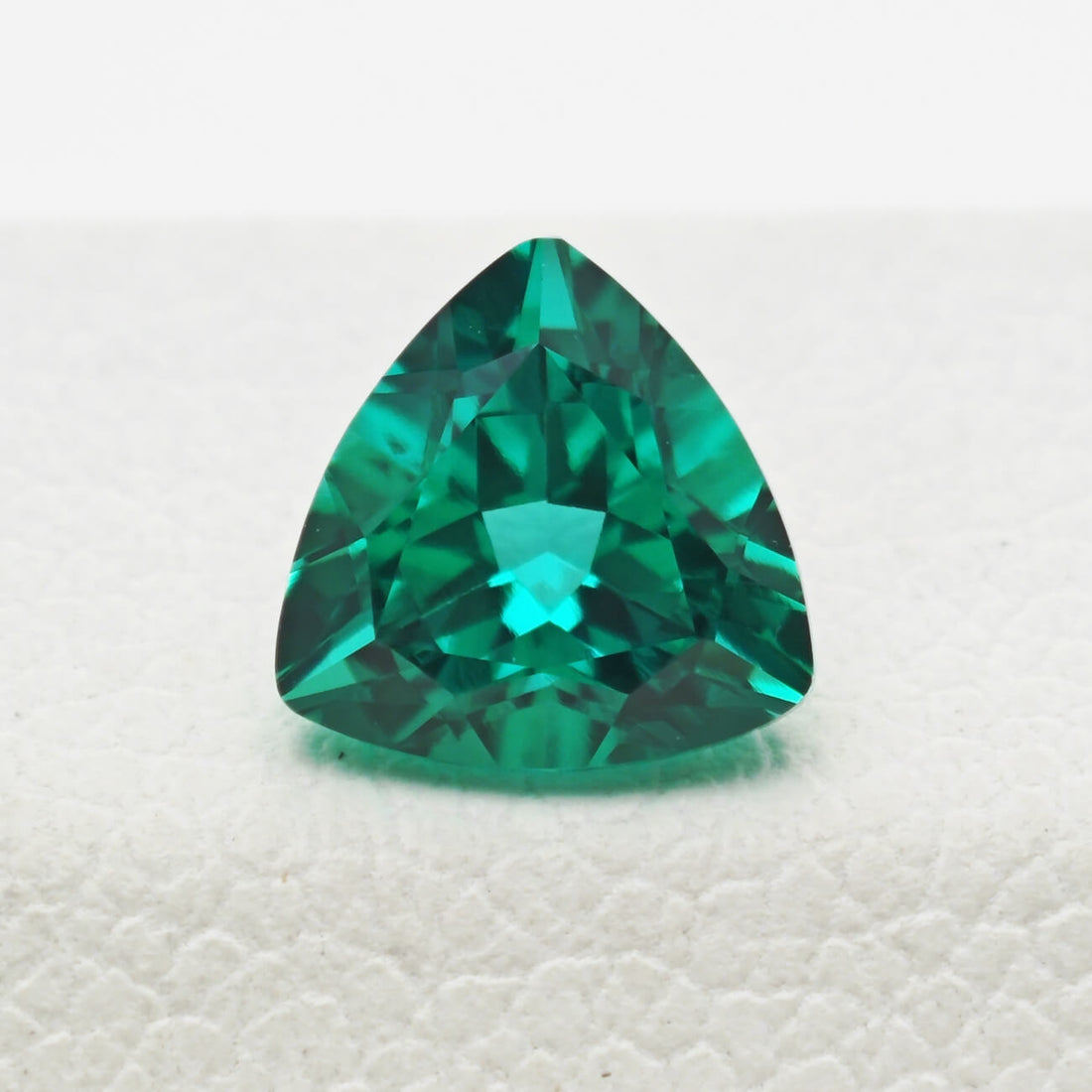 Trillion Cut Lab Grown Emerald